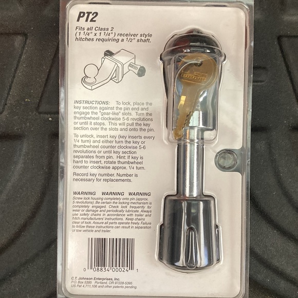 Pro-Tech Class 2 Hitch Lock - Picture 2 of 2